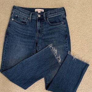 Lucky Brand Women's Dark Blue Cropped Jeans